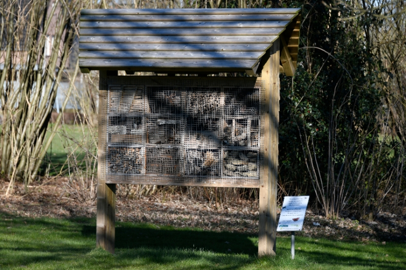 Ketting 8-011.jpg - 8.10 Erik Motivatie: Een foto van een insectenhotel, hier kunnen veel dieren in verblijven net als de bijen