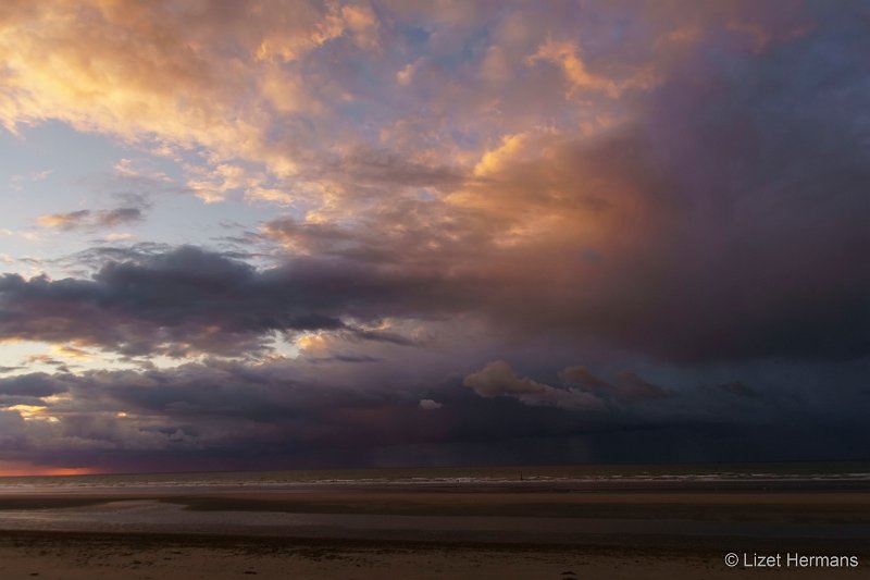 DSC00309.JPG - Zonsondergang, De Panne